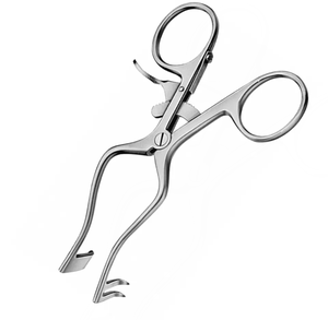 Plester retractor 110 mm 4.14 "ด้านขวา2 prgs ด้านซ้ายทู่ทำจากสเตนเลสสตีล - Product Image 3