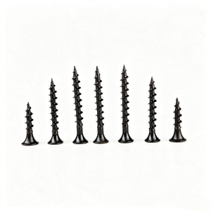 Tornillo para Madera de Rosca Gruesa, Cabeza Avellanada, Endurecido, Negro, M4 16-50mm - Product Image 1