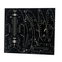 Placa PCB LED Wenqi, Placa Madre de Conectividad, Material FR4 para Visión Nocturna, Paneles de Forma Irregular Utilizados para Luces Traseras de Automóviles