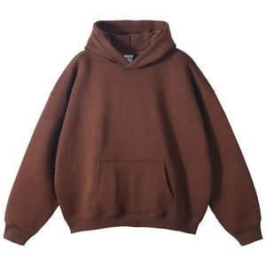 Sudadera con Capucha de Forro Polar Transpirable de Moda para Invierno, Cómoda, Unisex, Mezcla de Poliéster/Algodón, Diseño Bordado con Cuentas, Estampado Digital - Product Image 1