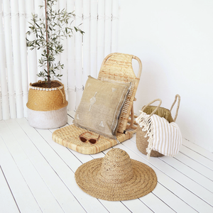 Chaises plates en rotin, mobilier d'extérieur, fournitures en gros, chaise longue de plage pliante en cannage - Product Image 3