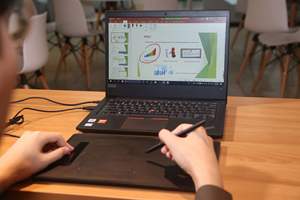 Tableta gráfica Star G960s Plus, 8192 niveles de presión, bolígrafo de 5080 LPI con borrador digital, frecuencia de actualización de 220 RPS, 4 teclas de presión - Product Image 3