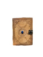 Vie en relief de l'arbre Journal en cuir avec Journal en papier Kraft fait à la main Vintage Distressed Cover Diary Note Book Hardcover