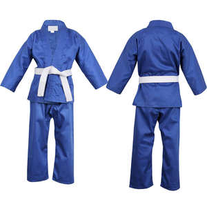 Conjuntos de Uniformes de Karate Unisex Personalizados, Elásticos, Transpirables, 100% Algodón, Ropa Deportiva de Artes Marciales, Alta Calidad, Precio Razonable - Product Image 4