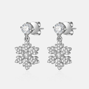 The Ice Legacy Lab Grown Diamond Look SI 1~2 Clarity Brilliant Cut <b>Hoop</b> <b>Earrings</b> 925 <b>Sterling</b> <b>Silver</b> Eco-friendly Gift Party - Product Image 2