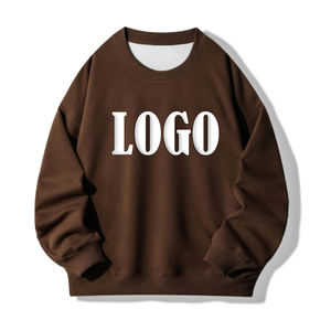 Style Streetwear à la mode confortable 100% coton bouffée tenues d'hiver décontractées sweats à capuche graphiques solides sweats pour hommes numériques - Product Image 5