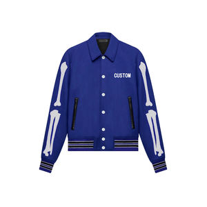 Veste bomber de baseball pour homme, style streetwear, design personnalisé, nouvelle mode, meilleure qualité, vêtements de rue vierges, hiver - Product Image 3