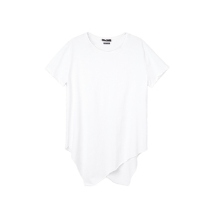 เสื้อยืดแขนสั้นผ้าฝ้าย 100% แบบเรียบ พิมพ์โลโก้ได้ตามต้องการ คอกลม เสื้อยืดผู้หญิงสำหรับฤดูร้อน - Product Image 4