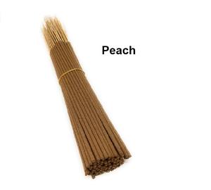 Bâtonnets d'encens de 19 pouces, approvisionnement en vrac de bâtons d'encens naturels de pêche les plus vendus (marron) - Product Image 1