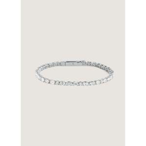 Pulsera de tenis Esme con formas elegantes, 4 quilates en total, oro blanco, accesorio de moda elegante - Product Image 1