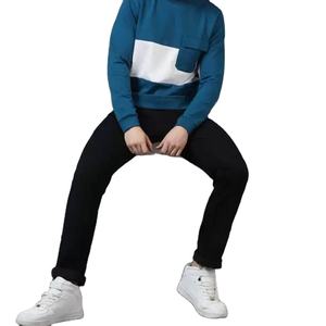 Pakistán Fabricación Color sólido Hombres Sudaderas Diseño personalizado Logo Basics Hombres Sudaderas 100% Algodón Fleece Unisex - Product Image 5