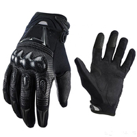 Gants de motocross en cuir sur mesure pour le cyclisme - Légers, coupe-vent, unisexes, avec sangle de poignet réglable, protection complète des doigts