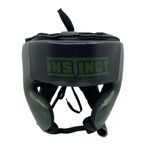 Protection de tête en cuir pleine face sur mesure de haute qualité pour la boxe, le MMA et le Muay Thai, vente en gros professionnelle unisexe - Product Image 1