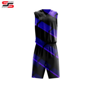 Ensembles de maillots de basket-ball pour hommes kits de vêtements de sport respirants 2025 uniformes de basket-ball de bonne qualité - Product Image 1
