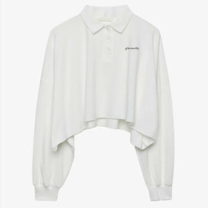 Vêtements de travail pour femmes, décontractés, à manches courtes, unis, personnalisables, coupe ajustée moderne, tissu en coton extensible, séchage rapide, respirant - Product Image 4