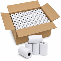 Rouleaux de papier thermique pour caisse enregistreuse, double couche, 57*40mm 80*80mm, qualité A, prix avantageux