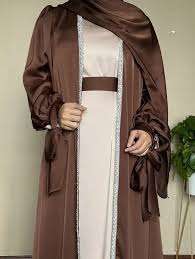 Tendance moderne modeste Abaya robe de bal sur mesure de haute qualité en gros fabricant pakistanais nouveaux motifs naturels en relief - Product Image 6