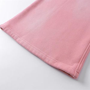 Pantalones de chándal acampanados a la moda, pantalones de chándal acampanados de Color sólido con cordón de alta calidad para mujer - Product Image 5