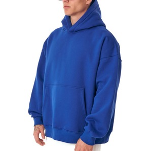 Sudadera con Capucha de Alta Calidad para Hombre, Estilo Holgado, Lisa, de Color Sólido, Felpa Gruesa, Diseño OEM, Manga Larga - Product Image 1