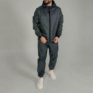 Top Sale Custom Windbreaker Wholesale Tracksuits for Men Zip up Two Piece Nylon Outdoor Waterproof Clothing Set for <b>Boys</b> - Product Image 3