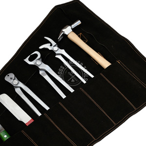 Veterinary Horse Hoof Maintenance Kit Farrier Tools set with Nail Puller Hoof Knife Loop Knife Hammer Pull off tool & Clincher - Product Image 5