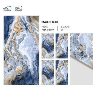 Azulejos de Porcelana de Alto Brillo Premium de 600x600 mm, Azulejos Pulidos para Pisos para Espacios de Vida Contemporáneos - Product Image 1