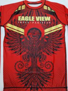Eagle View Rashguard Unisexe à Manches Longues Séchage Rapide Compression Sport Gym BJJ MMA Respirant Spandex/Nylon Imprimé Numérique - Product Image 4