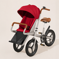 Tricycle pour enfants OEM avec poignée de poussée, vélo pliable pour tout-petits, poussette tricycle pour enfants, vente en gros