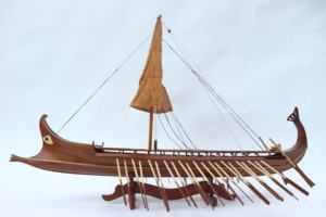 Modèle de bateau traditionnel en bois BIREME, produit de haute qualité fabriqué au Vietnam, GIA NHIEN CO. LTD FB0028W - Product Image 3