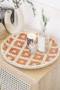 ถาดหวายสำหรับเสิร์ฟพร้อมดีไซน์สุดสร้างสรรค์ถาดหวายดีไซน์สุดสร้างสรรค์งานแฮนด์เมด - Product Image 4