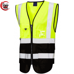 WANXIAO Gilet de sécurité industriel pour la construction et le travail Gilet réfléchissant haute visibilité avec poches - Product Image 6