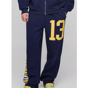 Tracksuit for Men Hoodies and Flared Sweat Pants Set Printed <b>Distressed</b> Hoodie Sweat Suit Sets Cotton Winter Sun Faded Acid Wash - Product Image 5