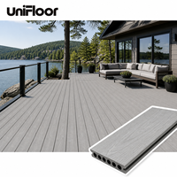Terrasse en composite bois-plastique sur mesure, résistante aux intempéries, antidérapante, imperméable, pour jardin