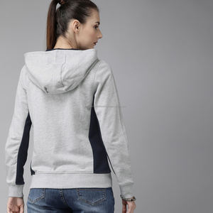 Sweat-shirts à capuche zippés personnalisés Fit2Fight pour femmes, en polaire de haute qualité, coupe classique - Product Image 2