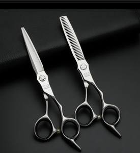 Tijeras de peluquero de acero Premium Tijeras de corte de pelo Tijeras de adelgazamiento de peluquería para salón - Product Image 6