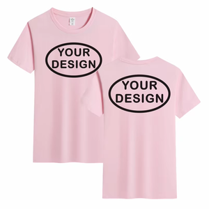 Camiseta de algodón 100% para hombre y mujer de verano en stock, camiseta personalizada con logotipo bordado, imagen, texto publicitario, Camiseta con cuello redondo - Product Image 5