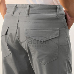 กางเกงคาร์โก้สำหรับผู้ชายใส่สบายมีกระเป๋าพิมพ์โลโก้ของตัวเองสินค้าออกใหม่คุณภาพระดับพรีเมียม - Product Image 6