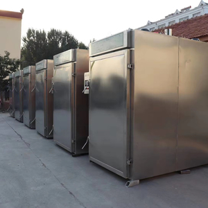 220V nouvelle condition PLC fumeur saucisse four à fumer acier automatique avec certificat CE composants de base moteur et roulement - Product Image 1