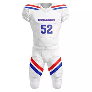 Camisetas de fútbol americano bordadas transpirables por sublimación, nuevas camisetas personalizadas de uniformes de fútbol, conjunto de ropa deportiva para jóvenes - Product Image 4