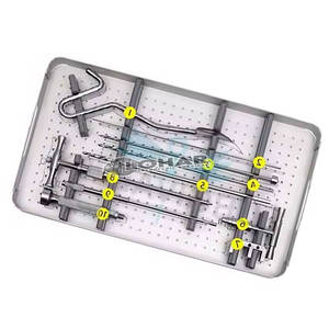 Kits ortopédicos certificados CE 25PCS de instrumentos quirúrgicos Instrumento quirúrgico de alta calidad Cirugía ortopédica básica ortopédica - Product Image 4