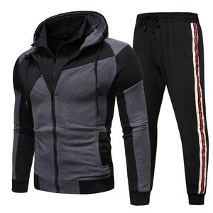 เสื้อแจ็คเก็ตกันลมมีฮู้ดลายนูนโลโก้หรูหรากางเกงกันลมกันน้ำแจ็คเก็ตกันลมมีฮู้ดกางเกงปก - Product Image 3