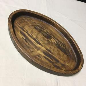 ถาดเสิร์ฟไม้อะคาเซียทรงกลมปรับแต่งได้ตามธรรมชาติสำหรับห้องครัวบ้านหรือโรงแรม - Product Image 1