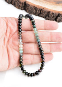 ลูกบอลทัวร์มาลีนหลากสี ขนาด 6 มม. ถึง 7 มม. ผิวเรียบ สำหรับทำเครื่องประดับอัญมณี สร้อยคอ - Product Image 4