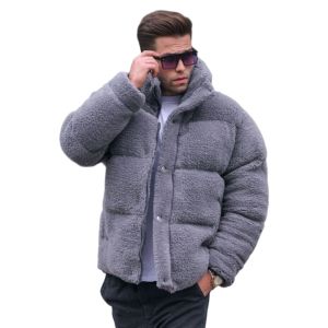 2024 personalizado invierno burbuja abajo ropa deportiva puffer alta calidad brillante puffer hombres con logotipo - Product Image 1