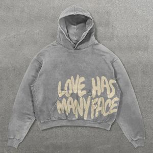 380gsm alta calidad peso pesado Puff estampado personalizado sudaderas con capucha hombres chándales 100% algodón sudadera personalizada streetwear Sudadera con capucha - Product Image 4