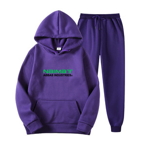 Conjunto de chándal de lujo de punto acanalado para hombre: Top elegante de manga larga y pantalón suave, cómodo y acogedor para el día a día. - Product Image 5