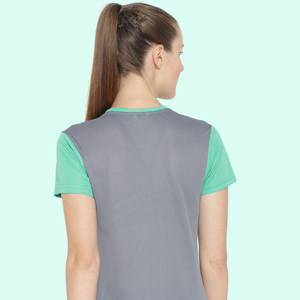 Camiseta deportiva de alta calidad para mujer, cómoda y transpirable para entrenamientos, correr y yoga, tela que absorbe la humedad - Product Image 5