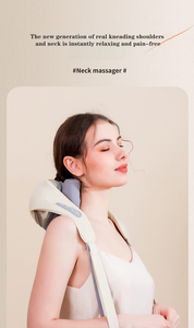 Cordless Deep Tissue Kneading Neck and Shoulder <strong>Massager</strong> with Heat <strong>Back</strong> Neck and Shoulder Relaxation <strong>Device</strong> - Product Image 4