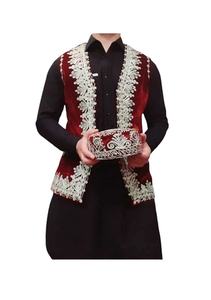 Chaleco Tradicional Afgano Hecho a Mano para Hombre, Peran O Tumban, Ropa Afgana, Chaleco Pashtun para Hombre 2023 - Product Image 3