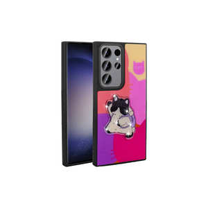 Premium Purple Glowing Embossed Silicone Case for Samsung for Galaxy S22 <b>Ultra</b> Iconic 3D Figure 7 <b>Plus</b> 14 <b>Plus</b> 13 <b>Pro</b> Max - Product Image 1